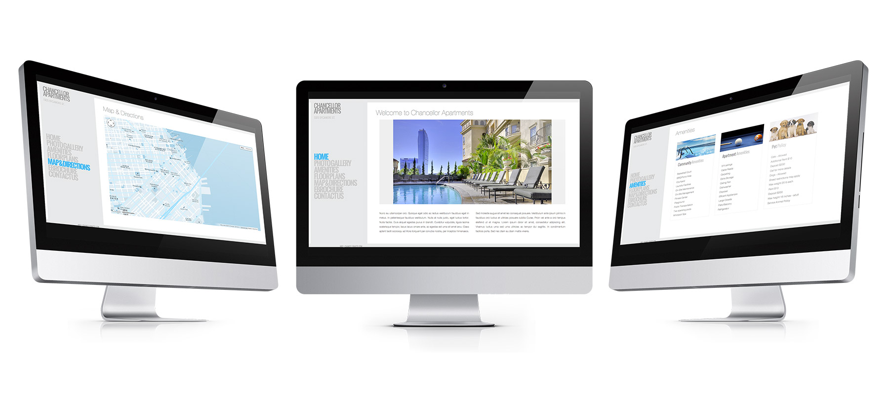 Theme Mockup: Horizontal Scroll 01