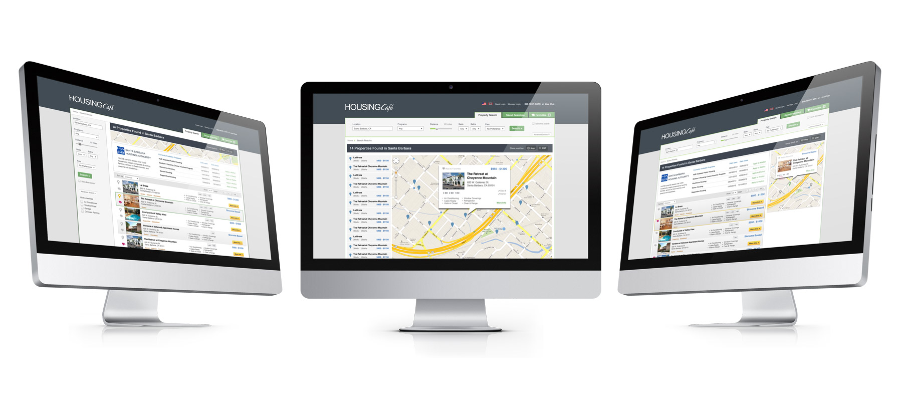 HousingCafe: Search Results UI